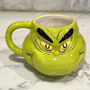 Grinch Grinchmas Sculpted‎ 3D Ceramic Mug Cup 16oz